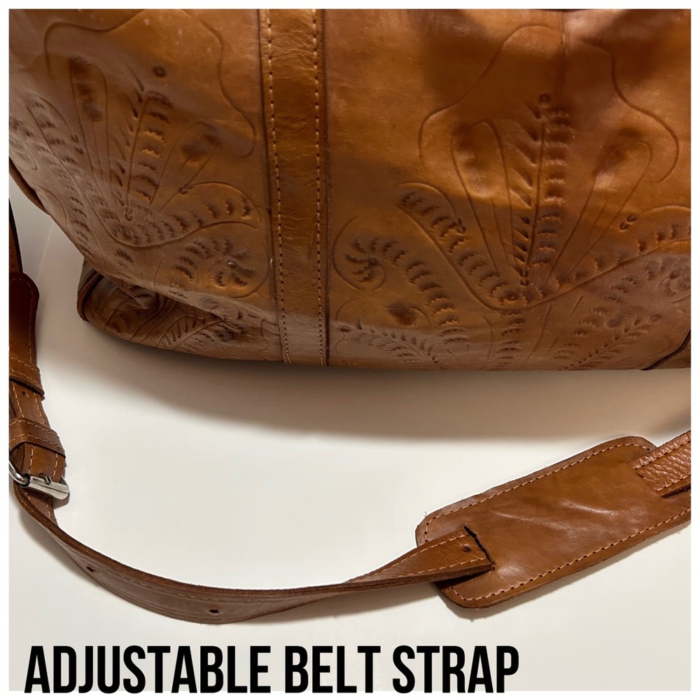 Force Ten Classic, Authentic Hand Made Genuine Leather Large Duffle Bag- UNISEX - Picture 4 of 10